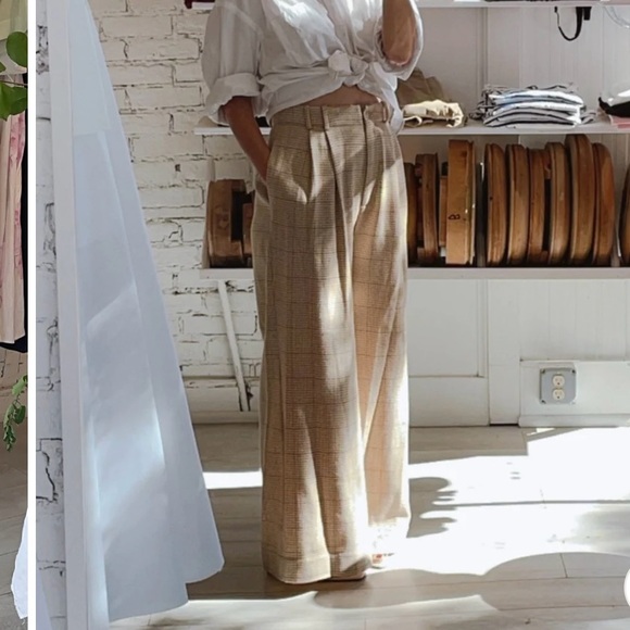 Behida Dolic Pants - Behida Dolic Millinery wool palazzo pants xs